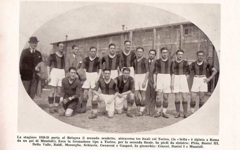 Bologna 1928/29, vincitore dello Scudetto