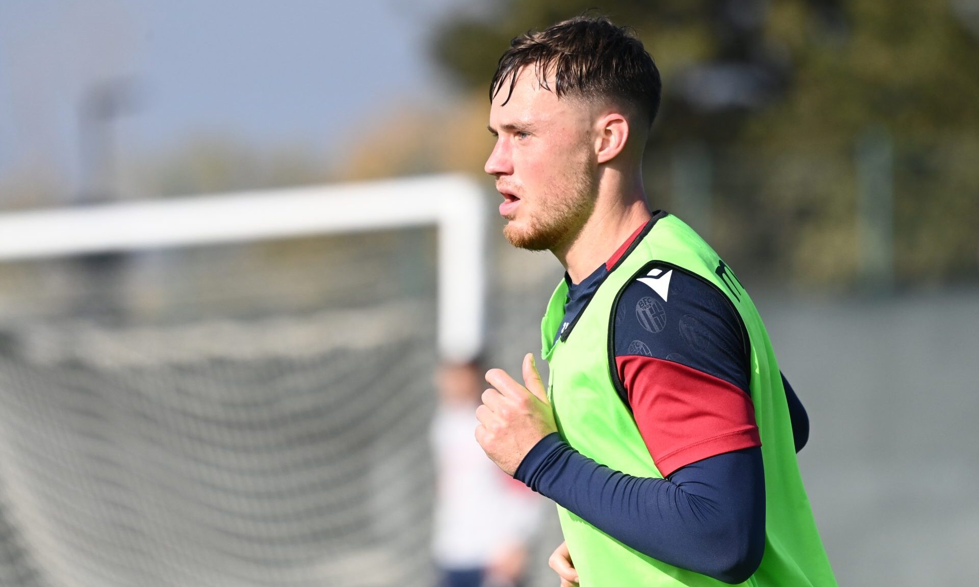 Sam Beukema in allenamento