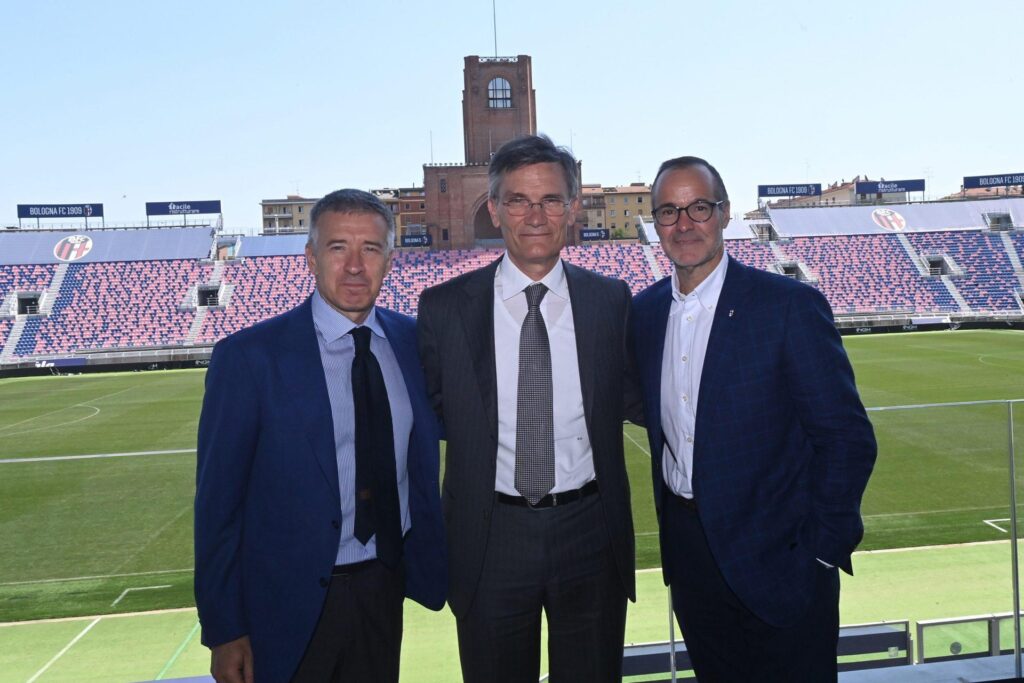 Fenucci, Sartori e Saputo - ©Bologna Fc 1909