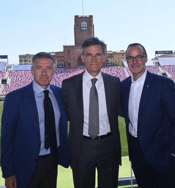 Fenucci, Sartori e Saputo - ©Bologna Fc 1909