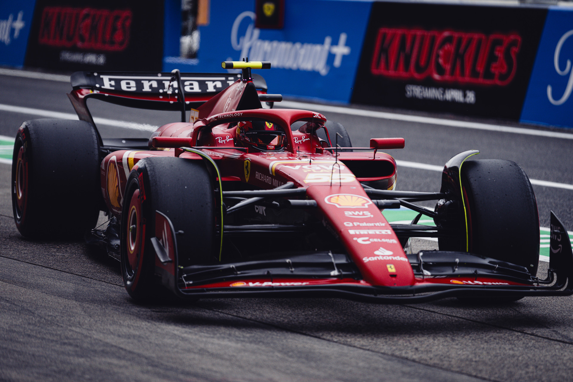 Carlos Sainz in azione a Suzuka