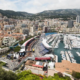 La vista su parte del circuito cittadino di Monaco