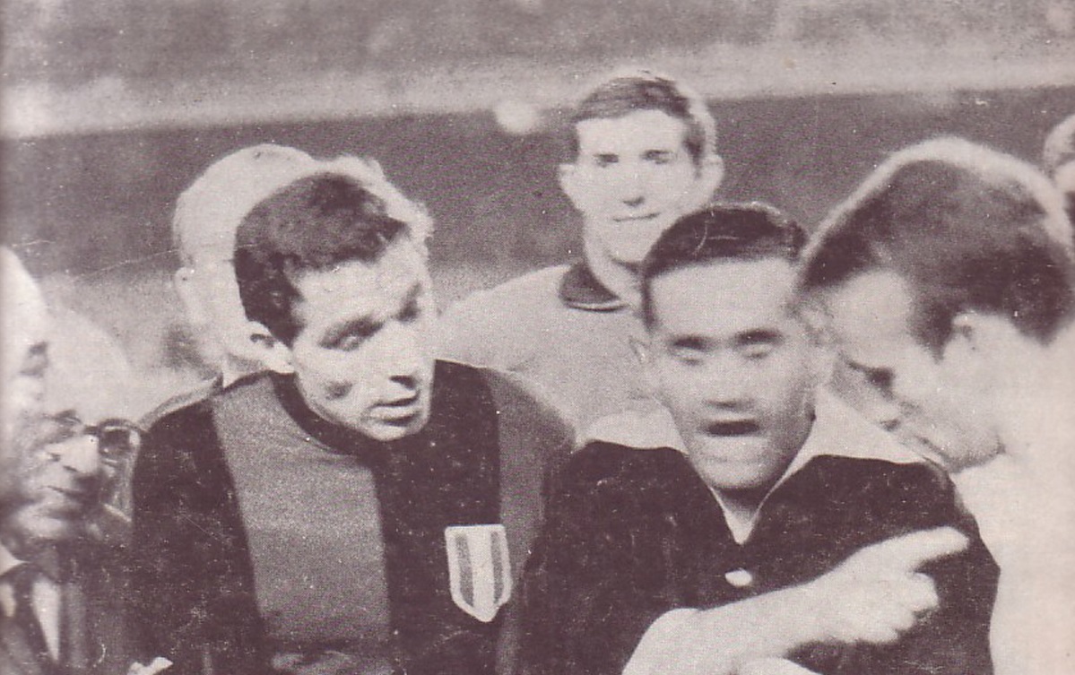 Anderlecht-Bologna monetina 1964