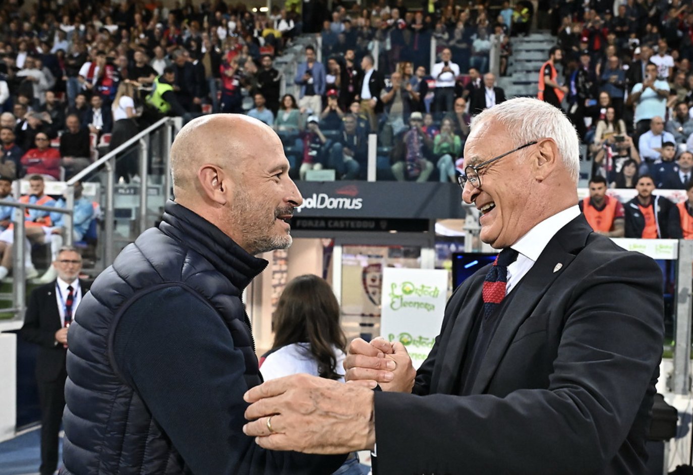 Vincenzo Italiano e Claudio Ranieri (© ACF Fiorentina)