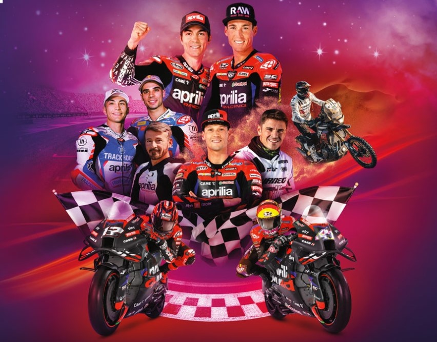 I protagonisti dell'Aprilia All Stars