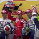 Il podio del GP del Mugello 2009