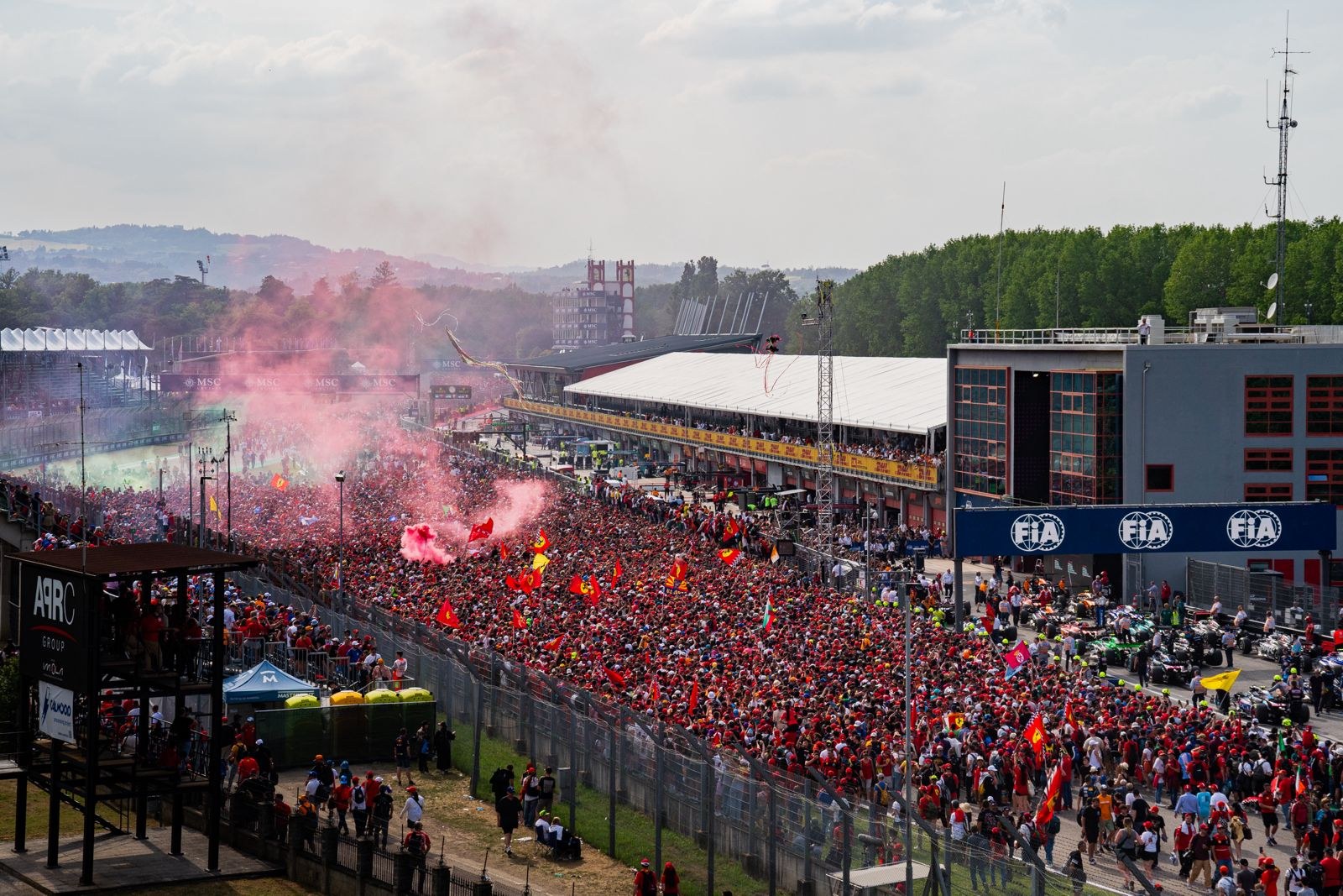 Il GP di F1 2024 a Imola è stata l'edizione dei record con 200.000 presenze (© Comune di Imola)