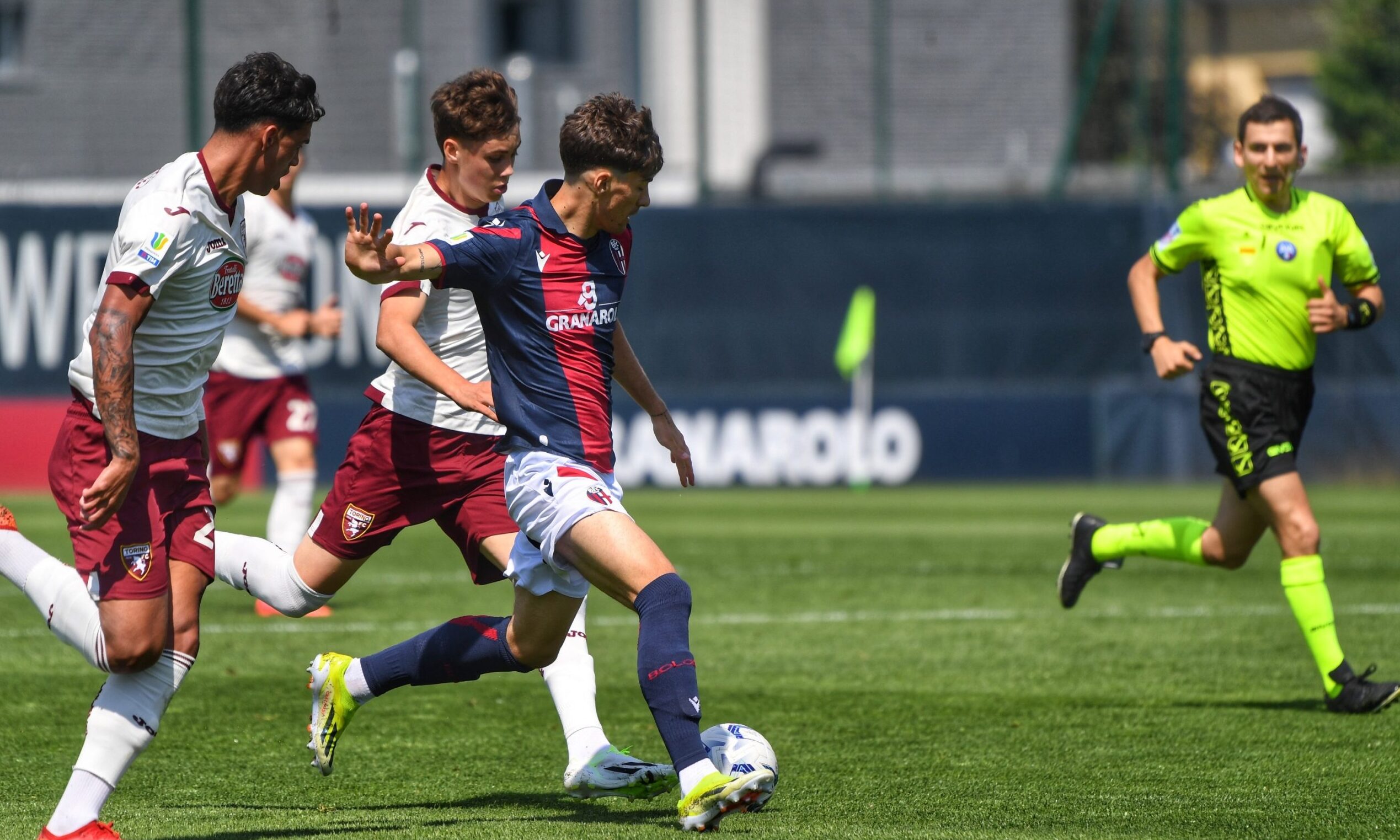 Menegazzo con la Primavera contro il Torino