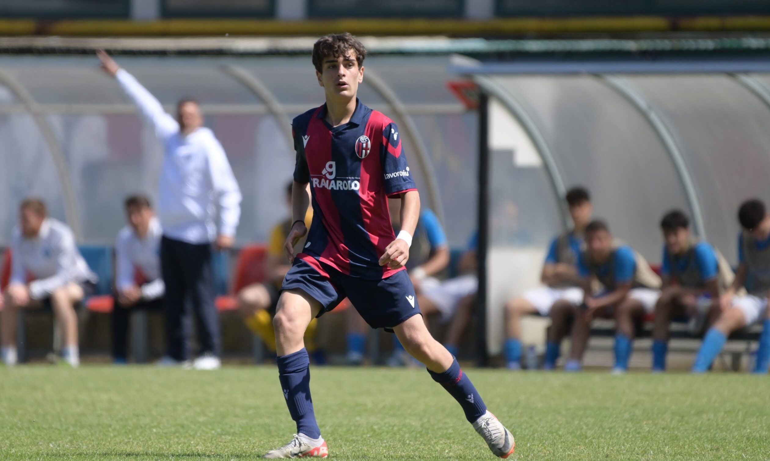 Menegazzo con la maglia della Primavera