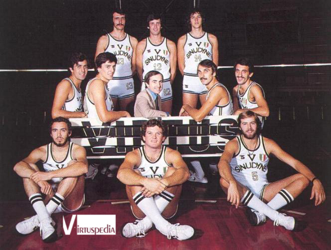 Virtus 1976-77 - prima semifinale playoff nel 197