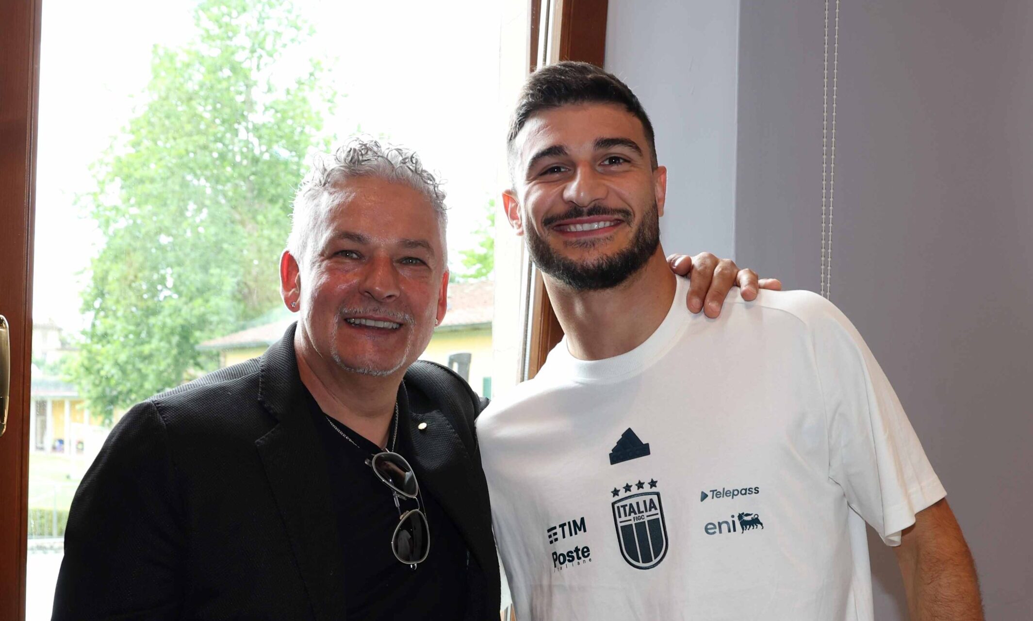 Riccardo Orsolini e Roberto Baggio