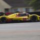 La Ferrari #83 di AF Corse è in testa alla 24H di Le Mans 2024 (© s.com AFCorse)