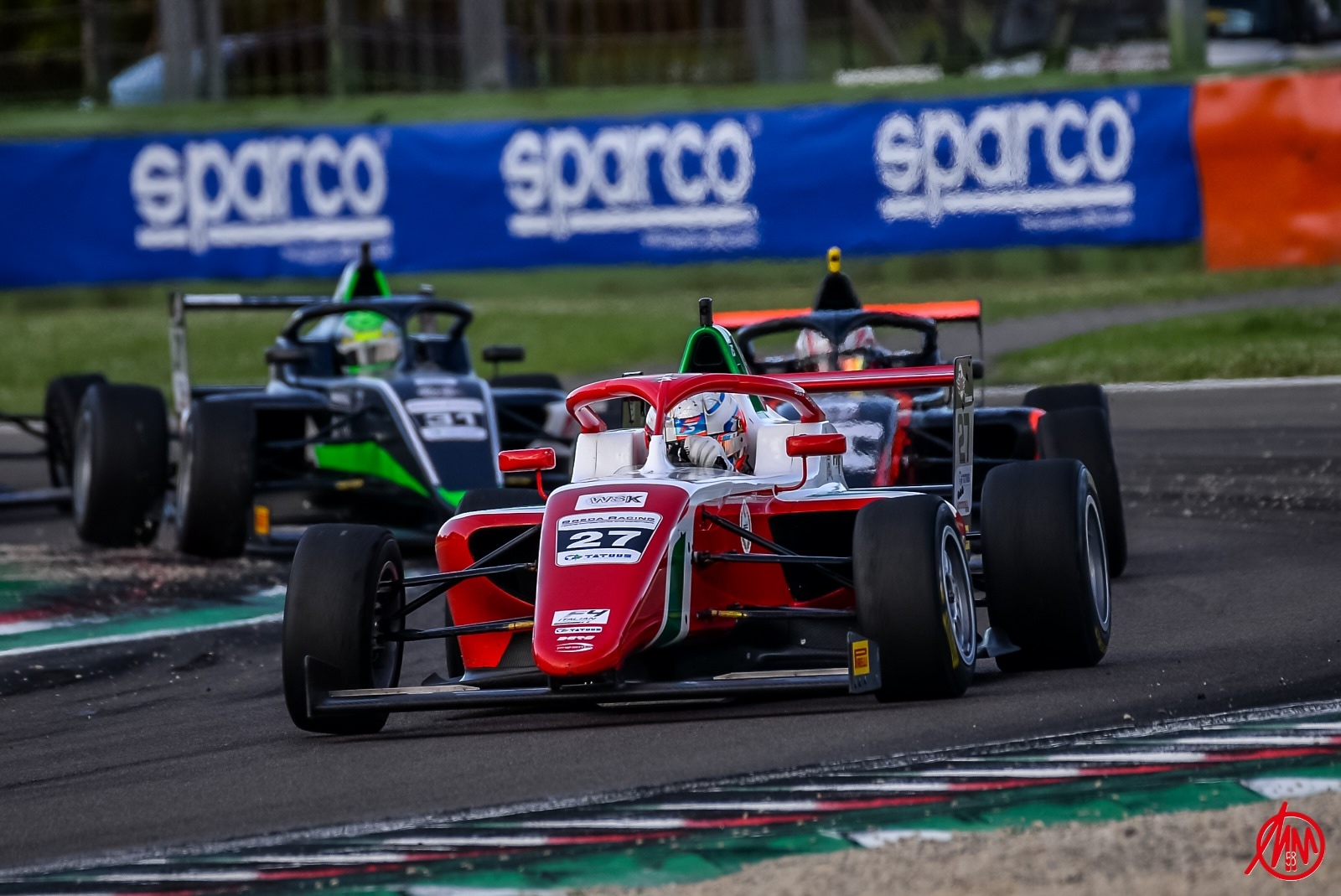 Freddie Slater ha vinto Gara 3 della F4 Italia a Imola (© Marco Montrone per 1000 Cuori Rossoblu)