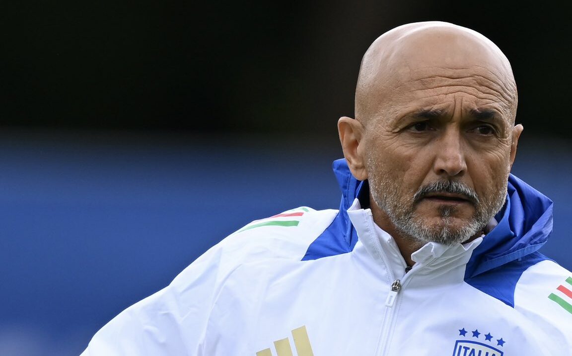Luciano Spalletti in allenamento a Euro2024 (© FIGC)