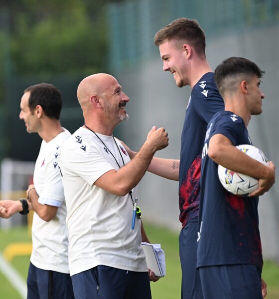 Bologna, secondo allenamento stagionale del Bologna