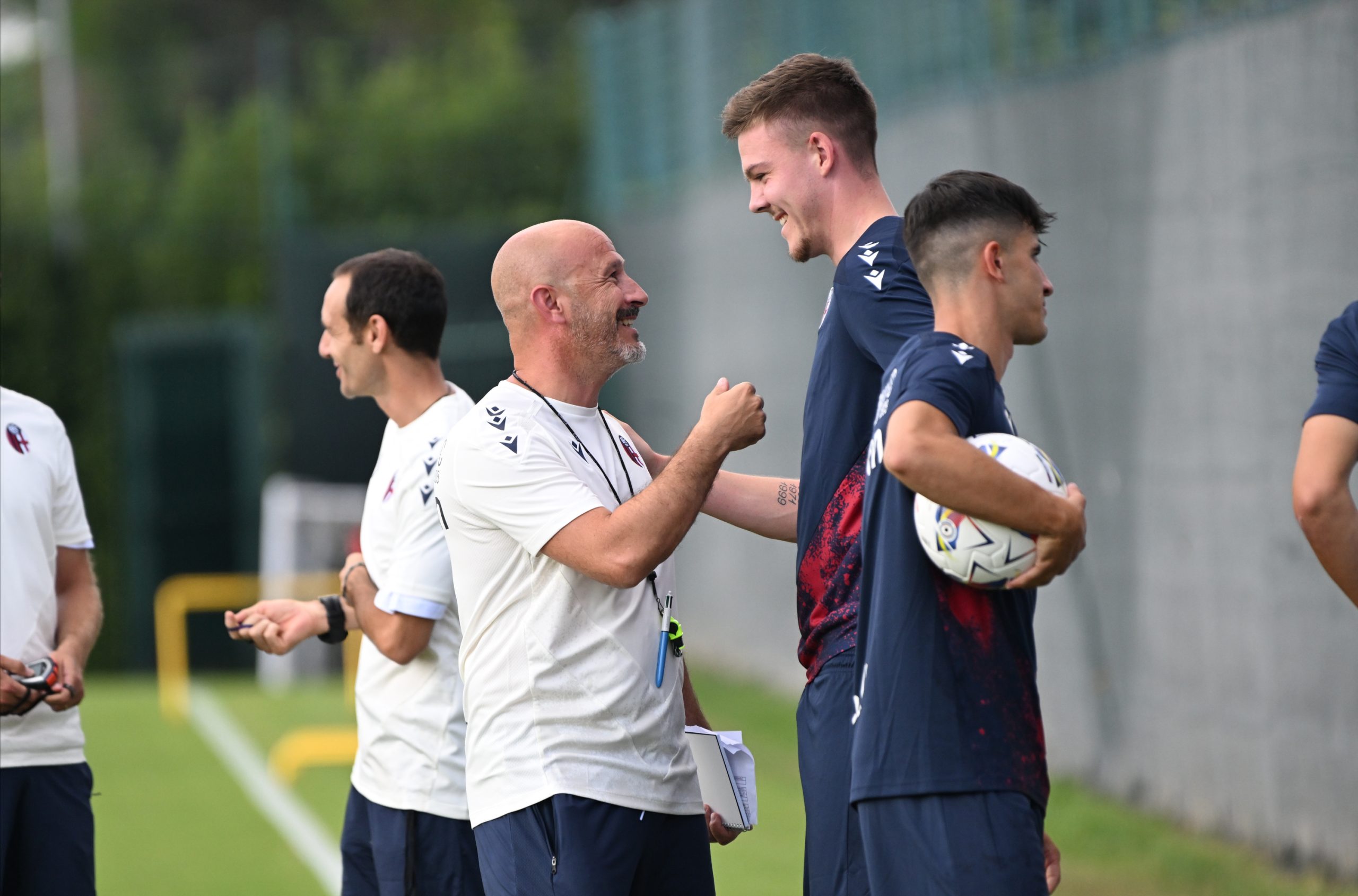 Bologna, secondo allenamento stagionale del Bologna