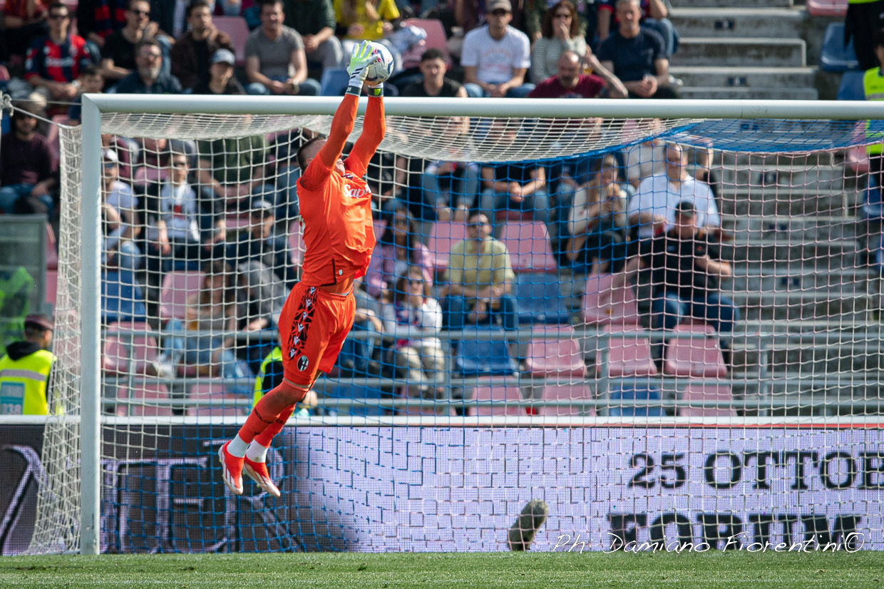 Lukasz Skorupski, durante Bologna-Udinese stagione 23/24