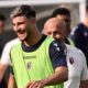 Il tecnico del Bologna Vincenzo Italiano con Riccardo Orsolini - ©Bologna Fc 1909