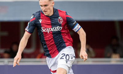 Michel Aebischer in azione in Bologna-Salernitana 23/24