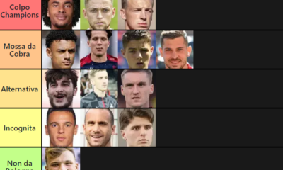 Tier List giocatori bologna mercato