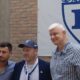Cagnardi, Alibegovic e Basciano in conferenza stampa di presentazione del coach