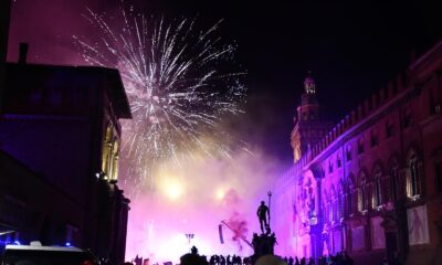 Bologna festa Champions League - da Bologna a Liverpool (@Michael Mucci)