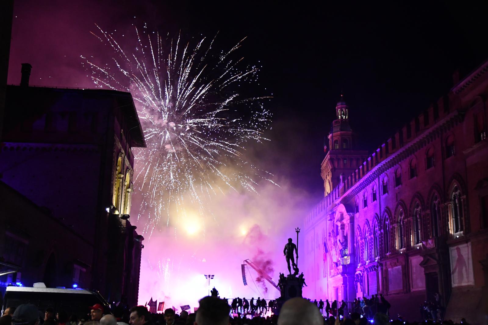 Bologna festa Champions League