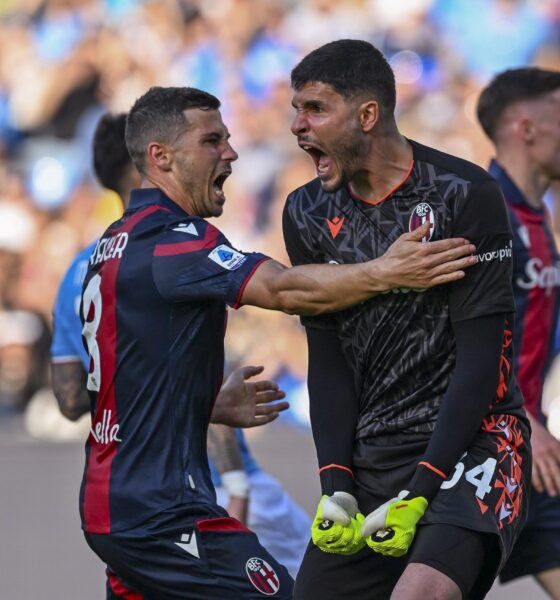 Freuler e Ravaglia Napoli-Bologna 2023-24 ©Bologna Fc 1909