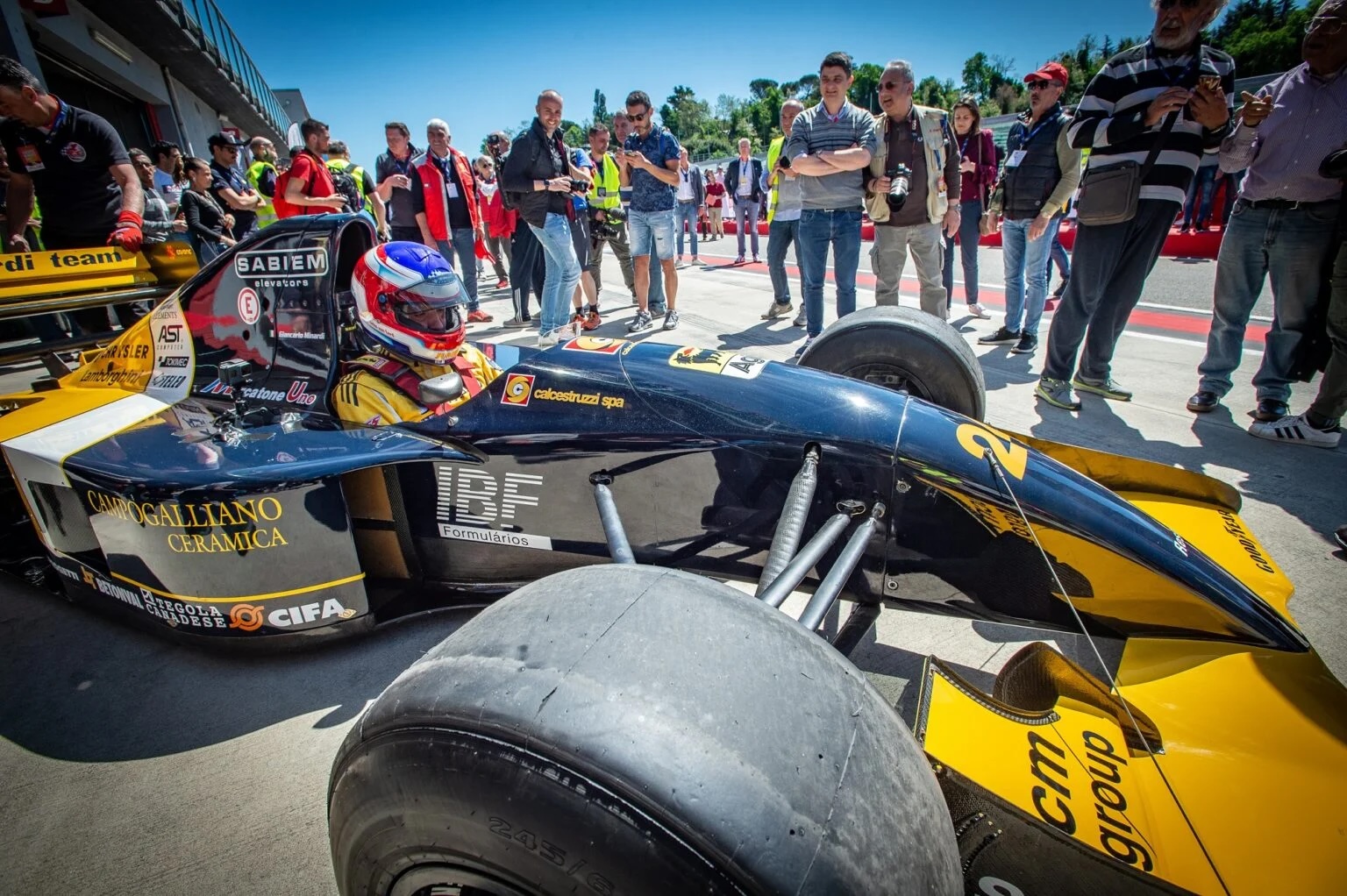 Un'immagine di una scorsa edizione dell'Historic Minardi Day (© Autodromo Imola)