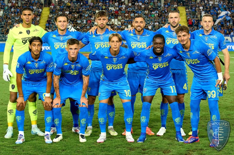 La formazione dell’Empoli alla prima giornata