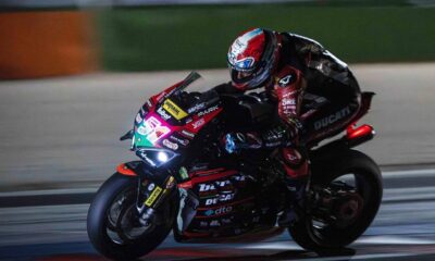 Michele Pirro in azione nella notturna della Racing Night a Misano