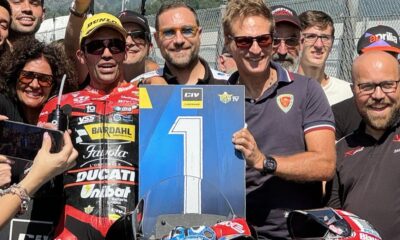 Michele Pirro vincitore di Gara 1 del CIV SBK Round 5