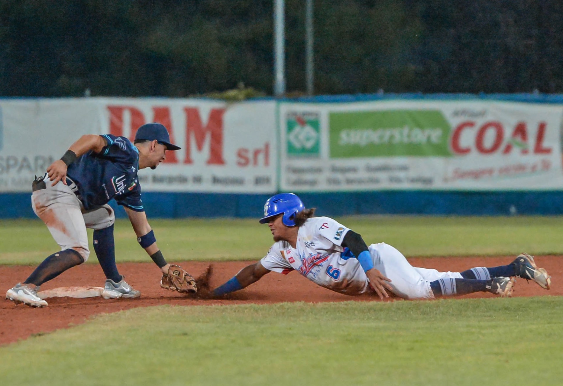 Paolini in azione San Marino-Fortitudo G3 2024