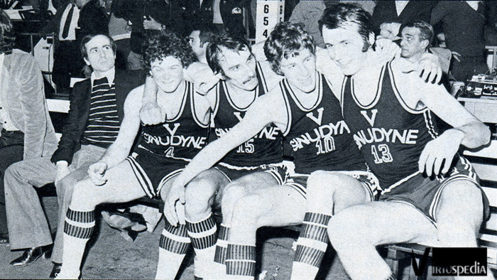 Virtus - Udine nel 1976, lo scudetto