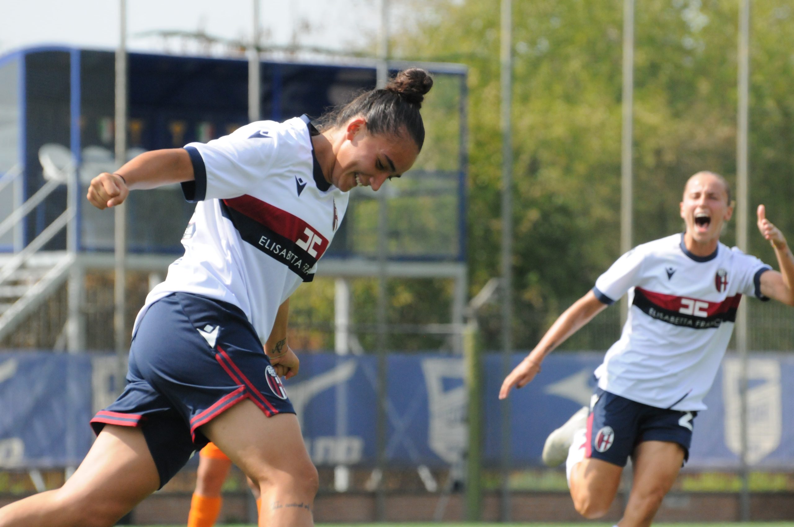 Veronica Battelani in gol con il Bologna femminile