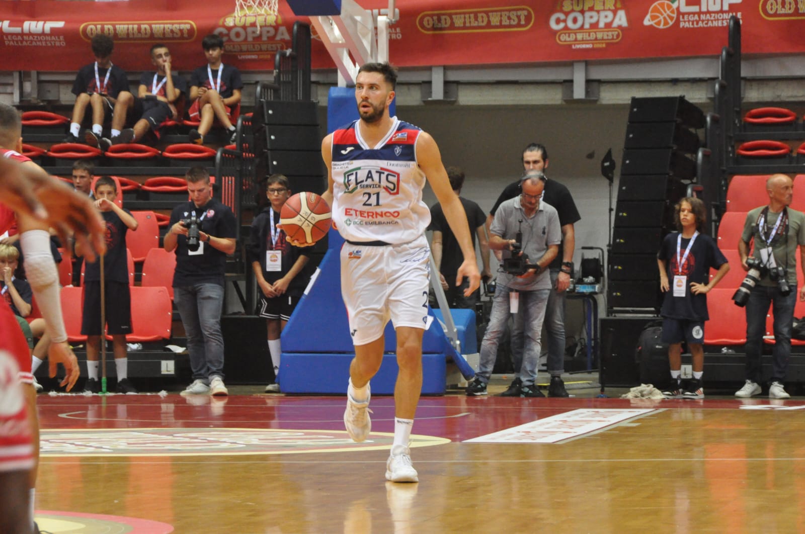 Matteo Fantinelli in Fortitudo - Forlì, Supercoppa LNP Serie A2