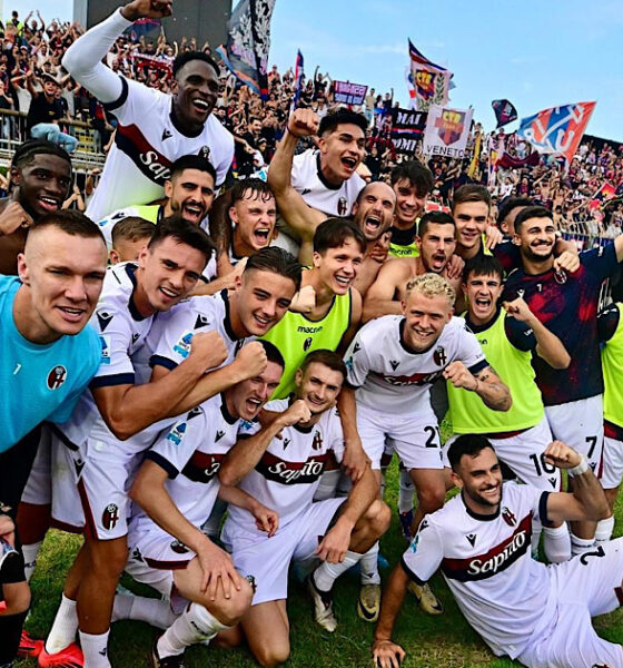 La prima vittoria del Bologna di Italiano