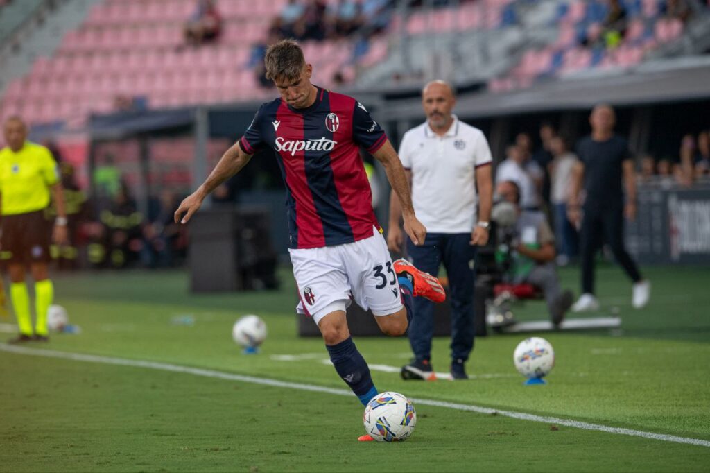 Juan Miranda al cross in Bologna-Empoli