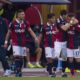 Emanuele Giaccherini festeggia il primo gol col Bologna