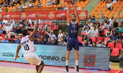 Fabio Mian durante la finale di SuperCoppa contro Orzibasket