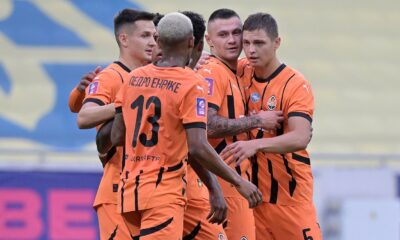 I giocatori dello Shakhtar Donetsk