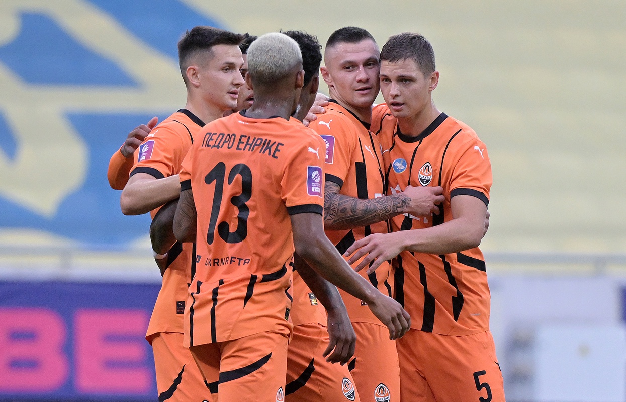 I giocatori dello Shakhtar Donetsk