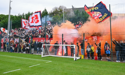 I tifosi del Genoa presenti agli allenamenti