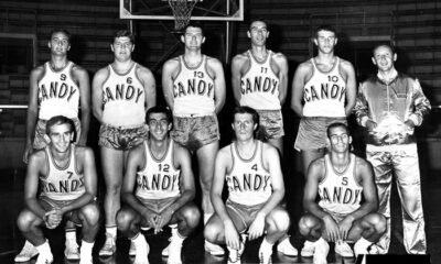 Virtus-All'Onestà. Virtus 1967/68. In piedi: Rundo, Lombardi, Swagerty, Calebotta, Buzzavo, Sip. Sotto: Zuccheri, Raffaele, A. Giomo, Pellanera