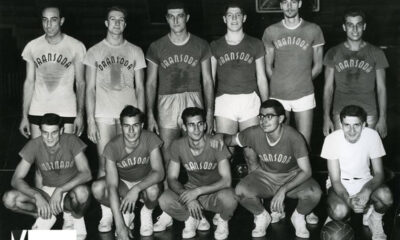 Pesaro Virtus. Virtus 1959/60. In piedi: Alesini, Barlucchi, Gambini, Lombardi, Calebotta, P. Conti. Sotto: Canna, Sardagna, Pellanera, Al. Cremonini, Fiorini.