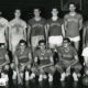 Pesaro Virtus. Virtus 1959/60. In piedi: Alesini, Barlucchi, Gambini, Lombardi, Calebotta, P. Conti. Sotto: Canna, Sardagna, Pellanera, Al. Cremonini, Fiorini.