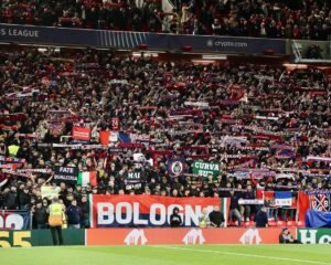 Tifosi ad Anfield per Liverpool - Bologna in Champions League