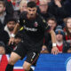 Riccardo Orsolini durante Liverpool-Bologna