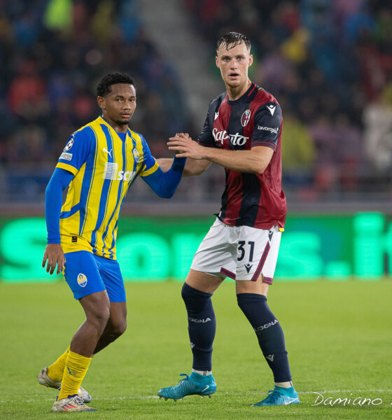 Sam Beukema in azione contro lo Shakhtar