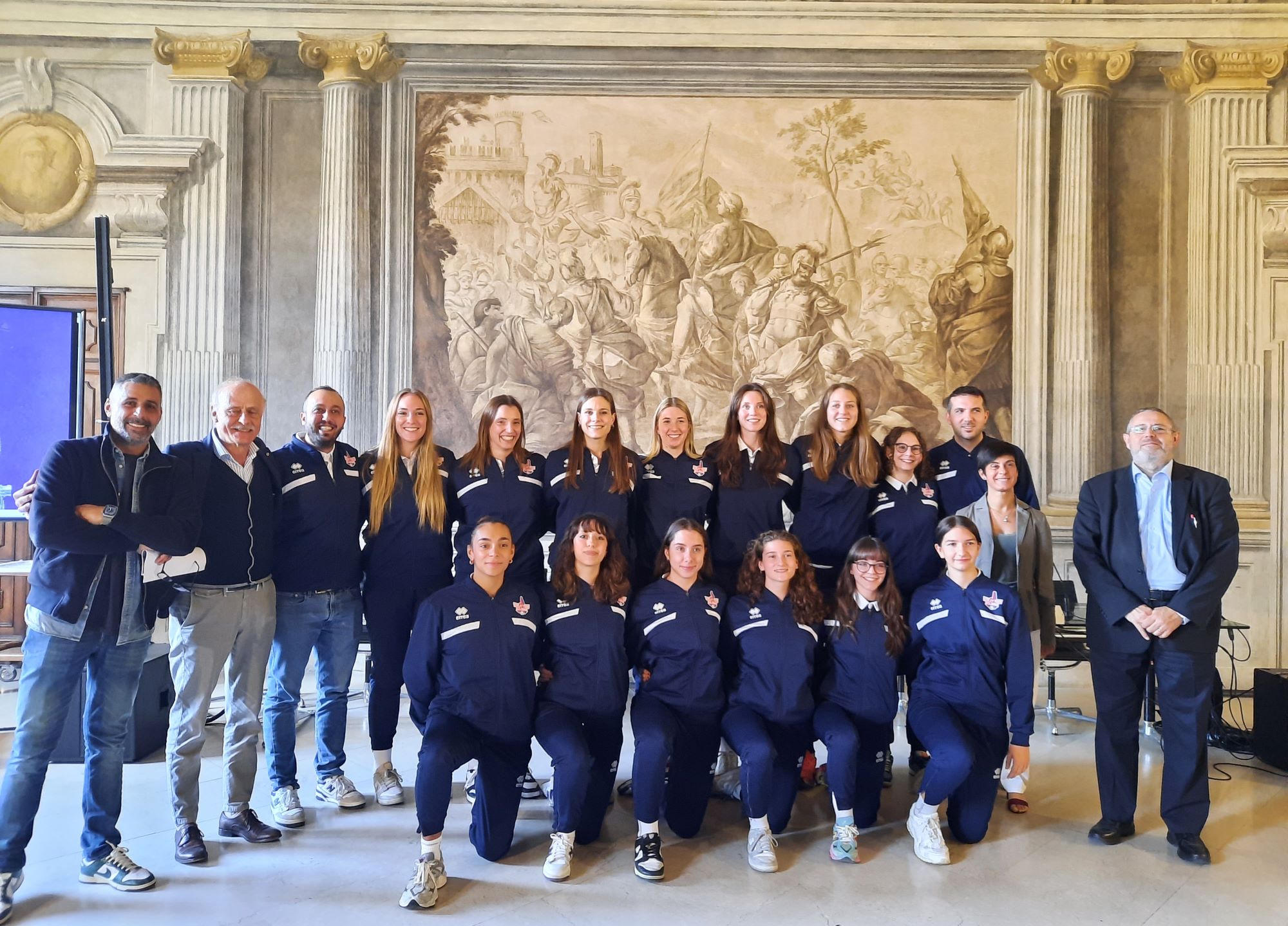 Il Volley Team Bologna alla conferenza stampa di presentazione della stagione 24-25